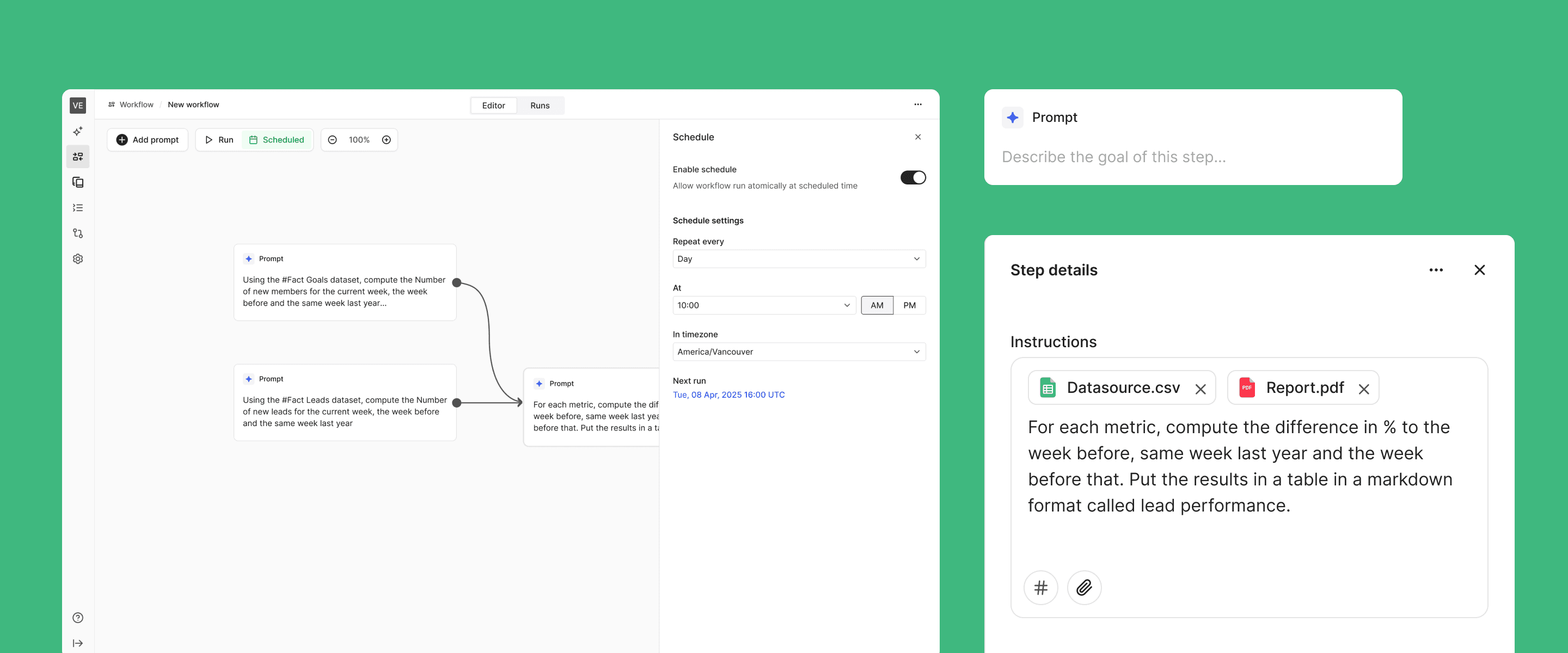 Workflow builder